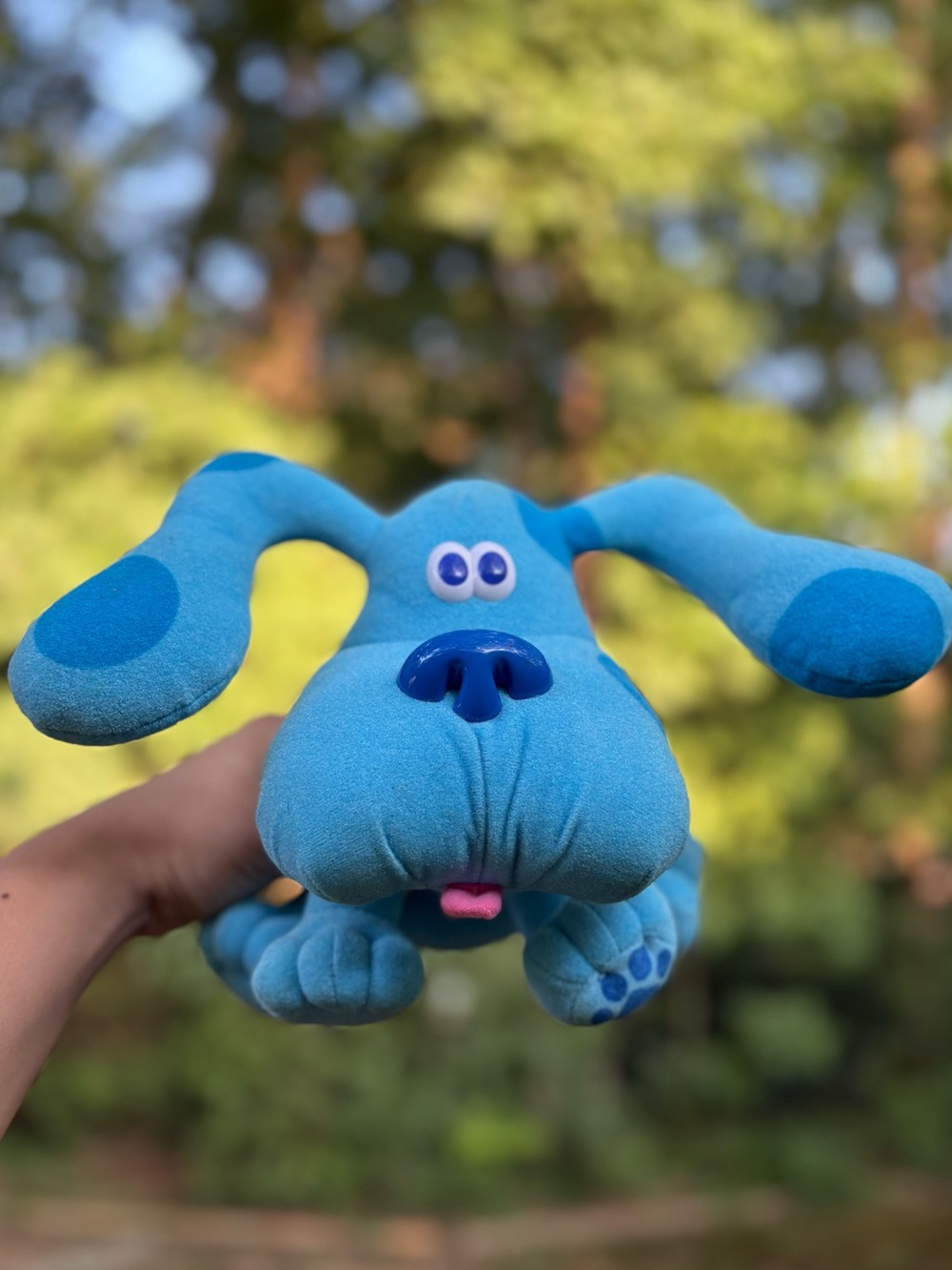 Plush Blue Puppy Dog Soft Toy - Kids Toys